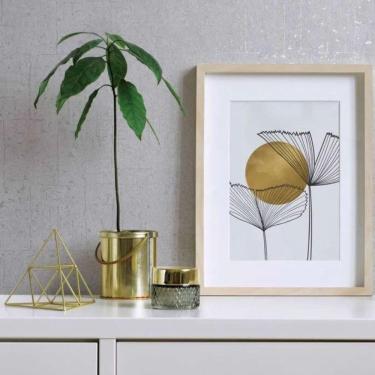 Imagem de Papel De Parede Ivy Pedra Branco 6801-10