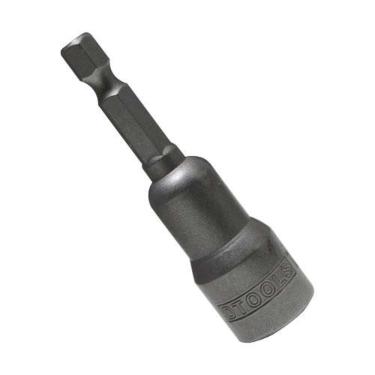 Imagem de Bits Soquete Magnético 12mm Cromo Vanádio - Dtools 65mm Para Parafusadeiras - Encaixe Sextavado 1/4