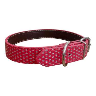 Imagem de Coleira Pets Cães Vermelho c/ Glitters Ani+