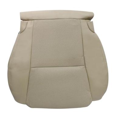 Imagem de GXARTS Tampa de assento de couro perfurado de substituição do lado do motorista bronze compatível com Lexus GS300, GS350, GS430, GS450H, GS460 2006 2007 2008 2009