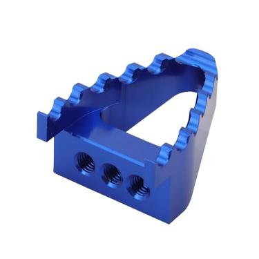 Imagem de WOOSTAR Substituição de alumínio CNC para descanso de pé largo para motocicleta Yaxiang Zuma Bosuer Dirt Pit Bike azul