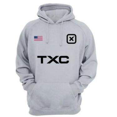 Imagem de Blusa Moletom Texas Modelo Country Unissex Flanelado Alta Qualidade Pr