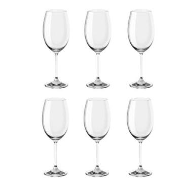 Imagem de Taça Vinho Tinto Pleasure Cristal Haus 450 ml 6 Peças