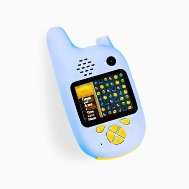 Imagem de Walkie Talkie Infantil Azul Com Câmera Digital Para Crianças