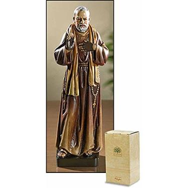 Imagem de 20cm Saint St. Padre Pio Statue Toscana Milagros Avalon Gallery Collection Figure
