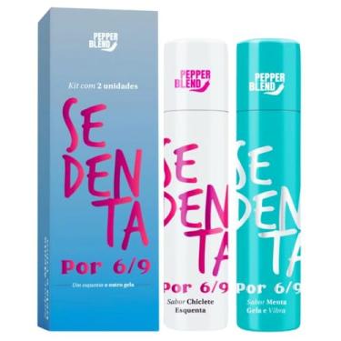 Imagem de Kit Sedenta Por 69 50g Gloss Brilho Sabor Menta Gela e Vibra Chiclete Esquenta