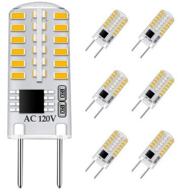 Imagem de Lâmpada LED TAIYALOO G8 regulável 3W 4000K 270lm 120V (pacote com 6)
