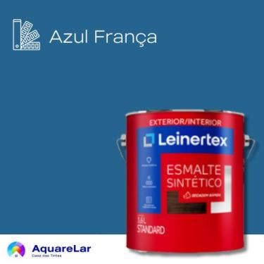 Imagem de Esmalte Sintético Leinertex Brilhante 3,6L, AZUL FRANÇA, 3,6L