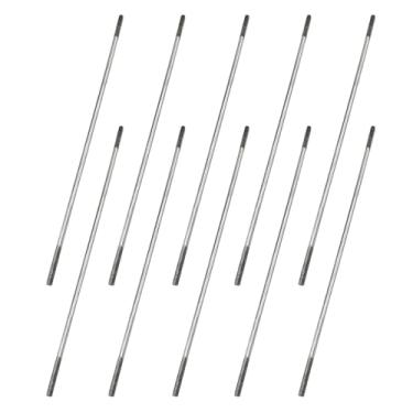 Imagem de 10 peças de conector de haste de brinquedo RC haste rosqueada dupla haste de aço inoxidável para RC avião helicóptero carro barco DIY modelo peças de brinquedo (M2,5 x 150 mm)