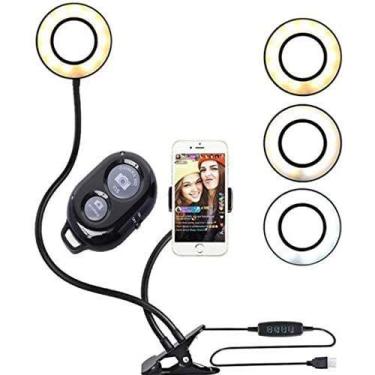 Imagem de Ring Light Completo Articulado Suporte Celular Maquiagem Live Stream Y