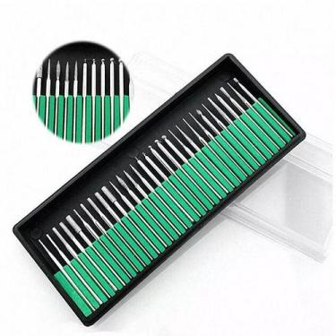 Imagem de Kit 30 Brocas 30 Fresa Diamantada Dremel Protetico Protese - MKB