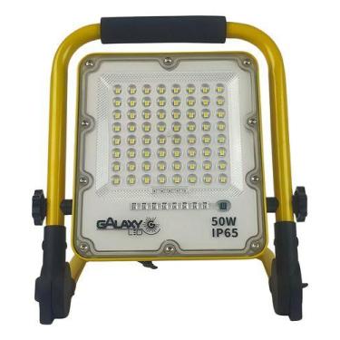 Imagem de Refletor Led 50w 6500k Portátil Ip65 Bivolt - Galaxy