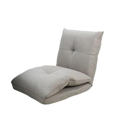 Imagem de Cadeira de chão portátil, cadeira de chão de meditação com suporte para as costas, sofá-cama preguiçosa para adultos, cadeira de tatame premium com encosto ajustável para sentar, ioga, jogos, dormir