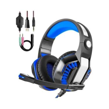 Imagem de Fone De Ouvido Gamer Headset Com Led Microfone