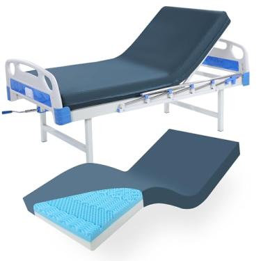 Imagem de HOMBYS Colchão de cama de hospital de espuma viscoelástica extra espesso de 5 zonas 196 x 91 cm, colchão médico registrado pela FDA para alívio de pressão, redução de dor e uso doméstico ou clínico