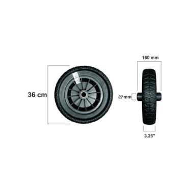 Imagem de Roda Carrinho Construção Completa (Eva) 27Mm - EVA PLUS