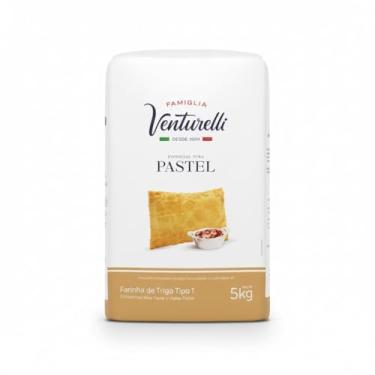 Imagem de Farinha de Trigo Famiglia Venturelli para Pastel, 5 kg, Moinho Globo, Regulador de Acidez
