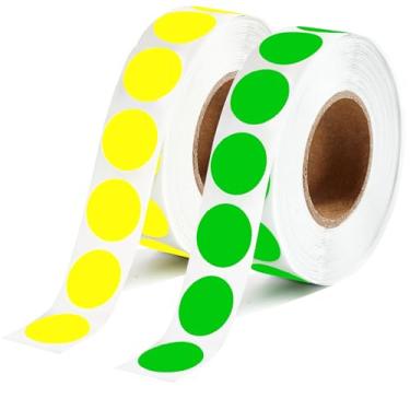 Imagem de 2000 adesivos redondos coloridos de 1/2 polegada adesivos de ponto círculo pequeno etiquetas de código para escritório, loja, quintal, venda, casa, sala de aula, marcação