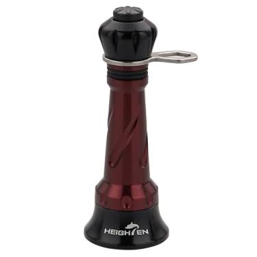 Imagem de HEIGHTEN Suporte de molinete de pesca de 38 mm/48 mm para Shimano Stradic FL FM Stella Vanford Vanquish Nasci Twinpower Daiwa Fuego Ballistic Certate Exist Luvias Tatula (vermelho e preto, 48 mm