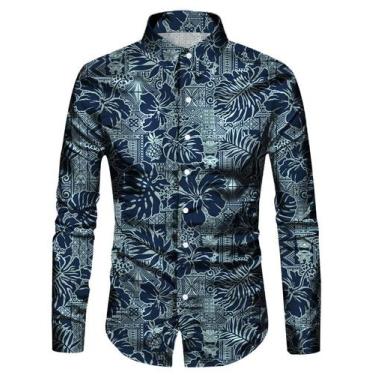 Imagem de Camisa QZH.DUAO SC 121 Silk Like Satin Paisley para homem