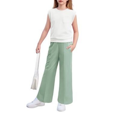 Imagem de Conjunto de roupas de treino casual para meninas Arshiner, tamanho 8-9