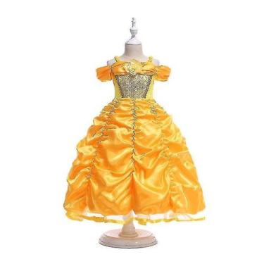 Imagem de Vestidos aniversário princesa vestido menina fantasia halloween cospla