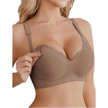 Imagem de Sutiã de amamentação Ekouaer Wavy Breastfeeding Maternity Support Brow
