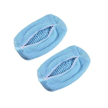 Imagem de Bolsa Saco Lava Tênis e Sapatos com Zíper Reforçado Poliéster Resistente Interno, Proteção e Limpeza Profunda na Máquina de Lavar (2, Azul)