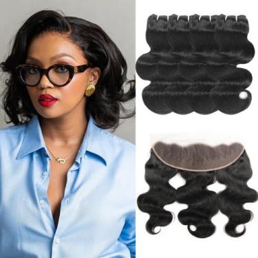 Imagem de Pacotes de cabelo HVN-KVVM Body Wave 12A Brazilian Virgin Hair