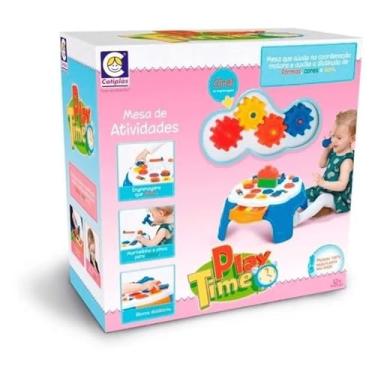 Imagem de Cotiplas Play Time Mesa Atividades Rosa Cotiplás Rosa