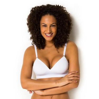 Imagem de Sutiã Com Bojo Trifil C4935 Decote V, M, Cinza mescla