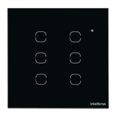 Imagem de Interruptor Smart Touch Intelbras Wifi Preto