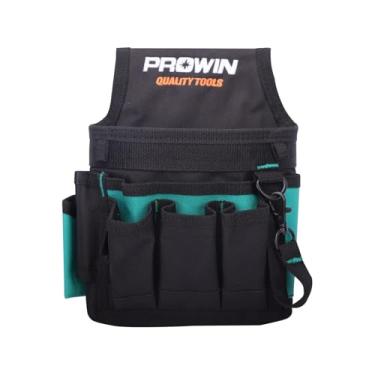 Imagem de Prowin Acessório de bolso organizador durável eletricista cinto oeste ferramenta bolsa de ferramentas cinto de ferramentas carpinteiro