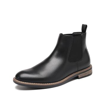 Imagem de DECARSDZ Chelsea Bota masculina casual clássica confortável de camurça Chukka cano curto, Preto-1029, 40