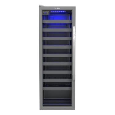 Imagem de ADEGA PIUBELLA 200 PARA 50 GARRAFAS CINZA PORTA INVERTIDA 127 V