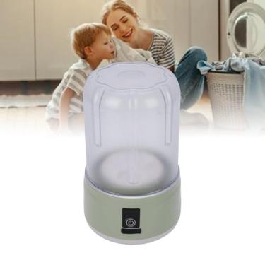Imagem de Ymiko Máquina de Lavar Roupa de Baixo Portátil, Mini Lavadora de Roupas Recarregável Sem Fio Lavadora de Viagem Leve para Apartamentos Hotels 1L Capacidade de Materiais Pc Abs Pc (Verde)