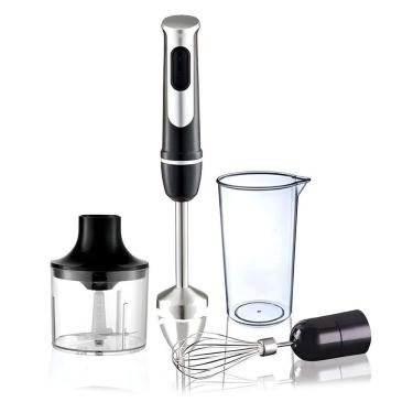 Imagem de Mixer 4 Em 1 Batedor Fue Miniprocessador Triturador Inox 600w Voltagem 110V