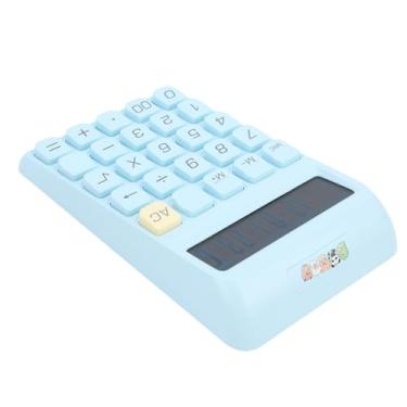 Imagem de GLOGLOW Calculadora de Desktop de 12 Dígitos, Material ABS Com Tela LCD Grande, Resposta Rápida da Chave e Almofada Inferior Não Deslizante para Uso Em Escritório e Domicílio (Azul)
