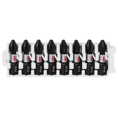 Imagem de Jogo Bit Impact Control 25mm Ph2 Com 8 Peças - 208522324000 - BOSH