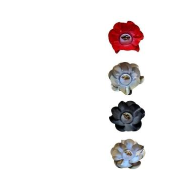 Imagem de Forminhas Para Doces Finos,300 forminhas para doces finos Margarida Kit Doces Finos Casamentos(vermelho bco c/dou preto dour)