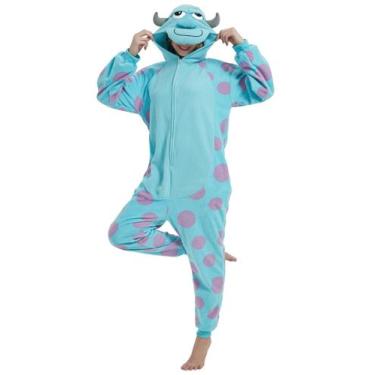 Imagem de Pijamas unissex para adultos Onesie HVNTjvn Sulley Monster Inc