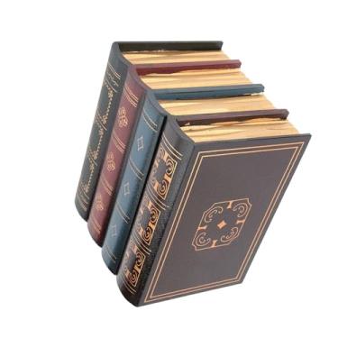 Imagem de YOUTHINK Caixa Decorativa, Caixa de Armazenamento de Madeira Antiga Com Exibição Artística, Decoração de Casa de Outono para Sala de Estar, Prateleira, Mesa de café da Mesa de Livros Decorativos