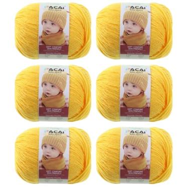 Imagem de Fio macio para bebê, 30% alpaca 70% poliéster, hipoalergênico, lavável, lavável na máquina, lã de bebê, ideal para tricô, crochê, cobertores de bebê, roupas e acessórios para recém-nascidos, 50 g por