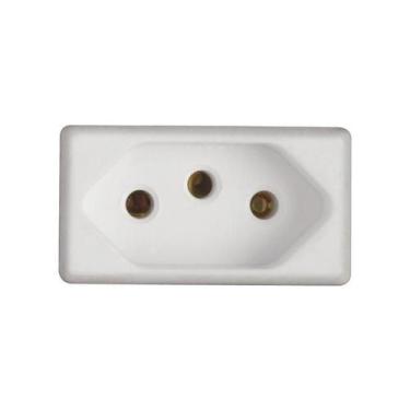 Imagem de Tomada 10a s/pl mod bc liz/lux2 tramo.en - TRAMONTINA