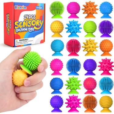 Imagem de Pacote de 24 brinquedos Sensory Fidget Toys Richtim para crianças e ad