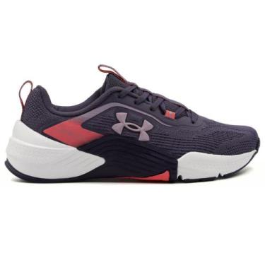 Imagem de Tênis Under Armour Tribase Reps 2 SE Unissex, 35, Lilás, Laranja