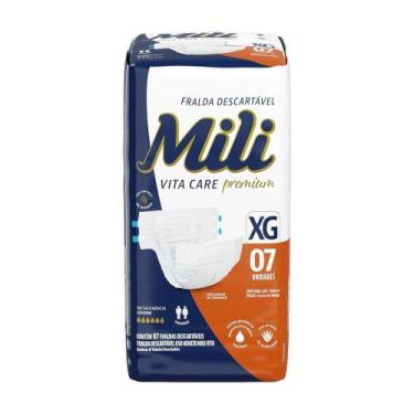 Imagem de Fralda Geriátrica Mili Adulto XG - Pacote com 7 Unidades - Mili Vita