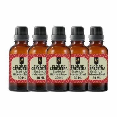 Imagem de Super Kit 5 Essências A Base Água Hidrossolúvel 30ml Difusor - Nattuar