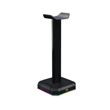 Imagem de Suporte Para Headset Redragon Scepter X Preto Com Hub Usb