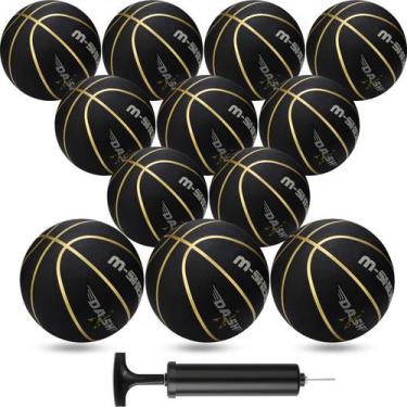 Imagem de Conjunto de basquete Jerify 12 x 75 cm de borracha tamanho 7, bomba in